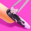 3D Acrylic Nail: Nail Art